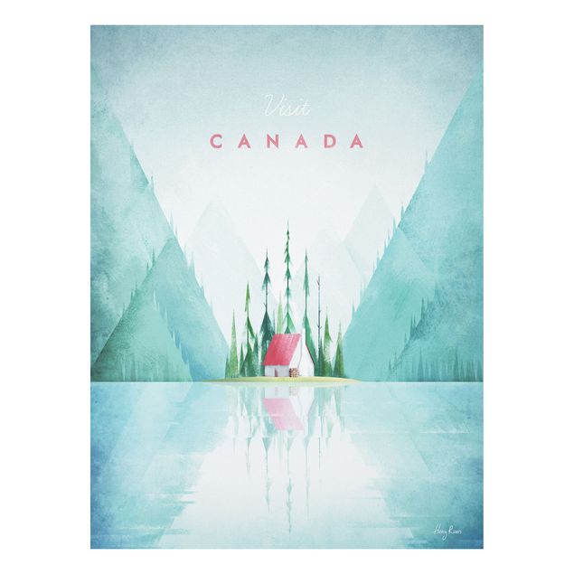 Forex schilderijen Travel Poster - Canada