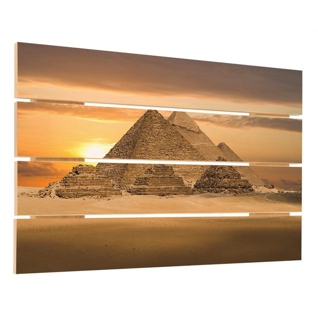 Houten schilderijen op plank Dream of Egypt