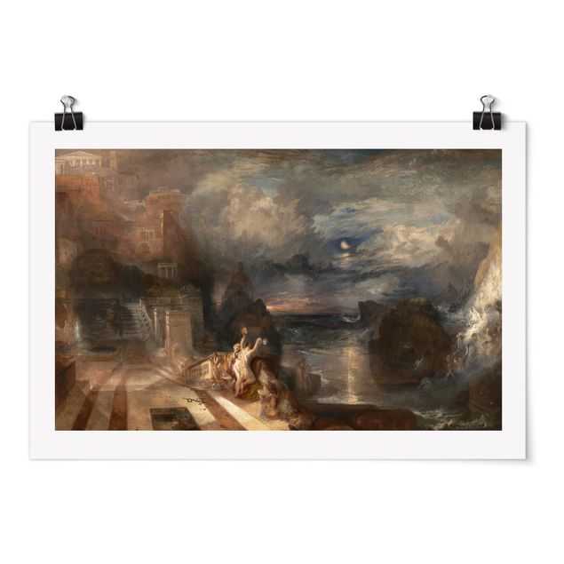 Posters William Turner - The Parting of Hero and Leander - from the Greek of Musaeus