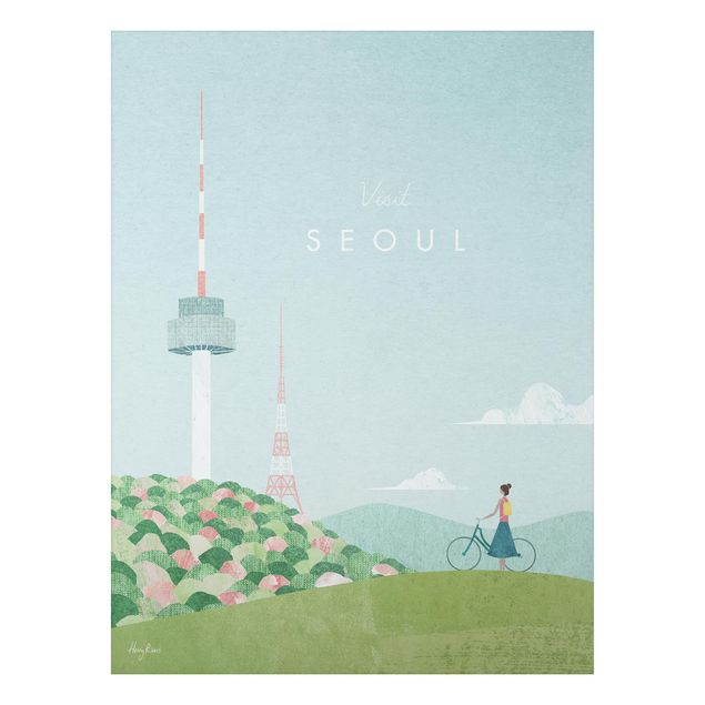 Aluminium Dibond schilderijen Tourism Campaign - Seoul