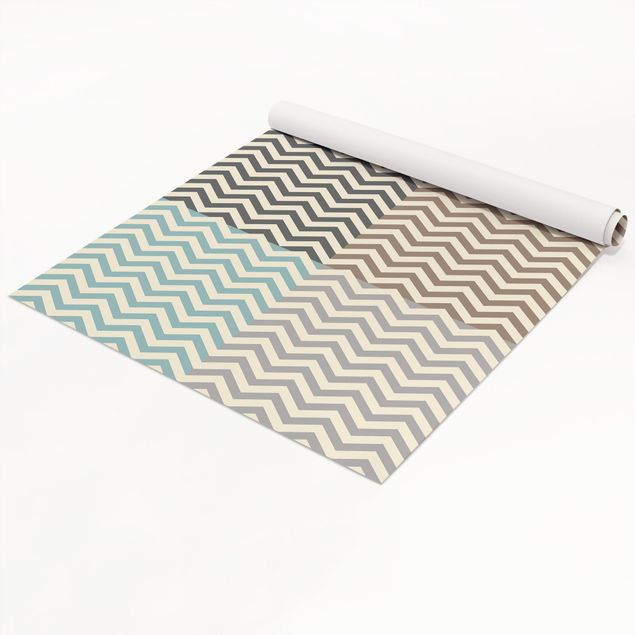 Plakfolien Modern Zigzag Stripe Pattern In 4 Homely Colours