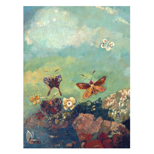Magneetborden Odilon Redon - Butterflies