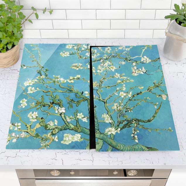 Kookplaat afdekplaten Vincent Van Gogh - Almond Blossoms