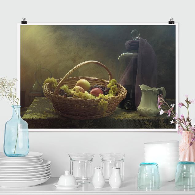 Posters Still Life With Fruit Basket