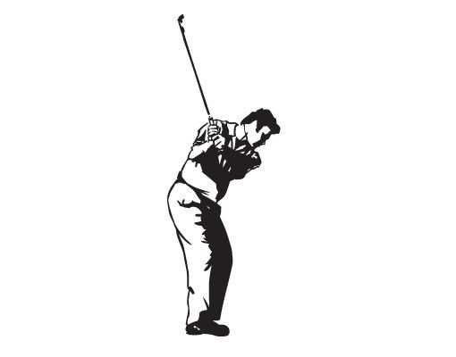 Muurstickers sport No.810 golfer