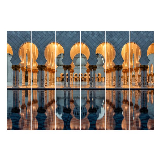 Schuifgordijnen Reflections In The Mosque