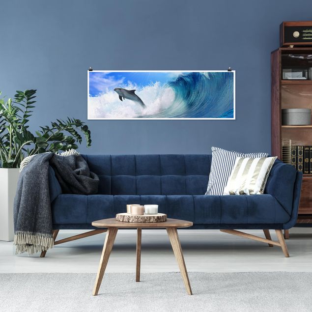 Posters Playing Dolphins