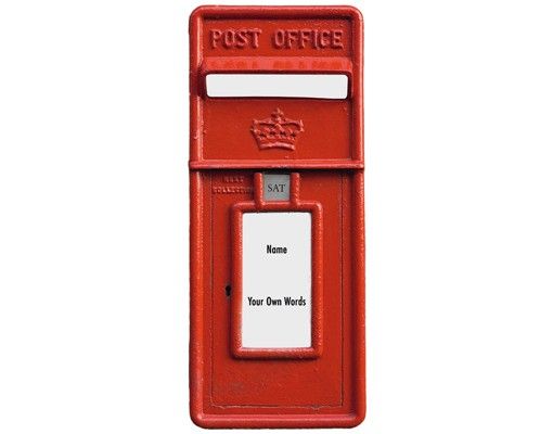 Muurstickers stadsnamen No.580 Own Words Post Office