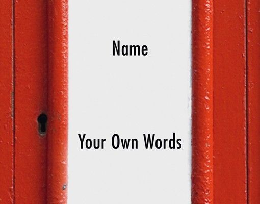 Muurstickers steden en skylines No.580 Own Words Post Office