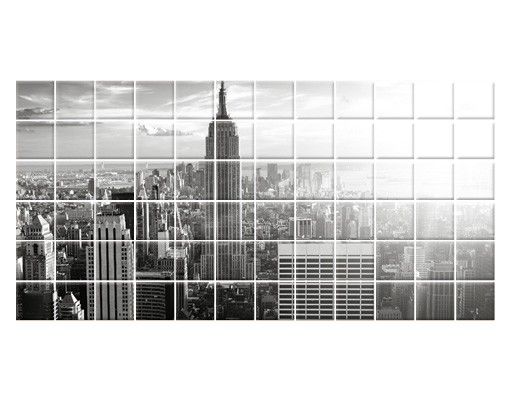 Tegelstickers Manhattan Skyline
