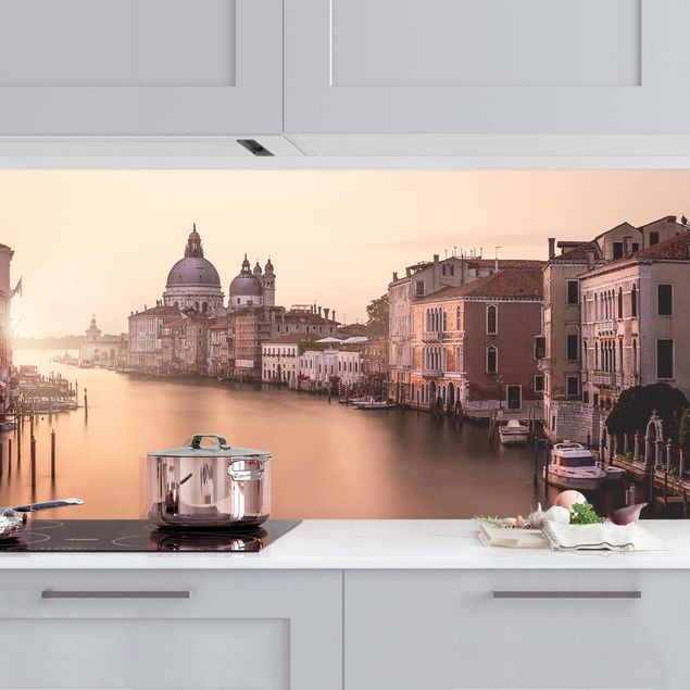 Achterwand voor keuken steden en skylines Evening In Venice