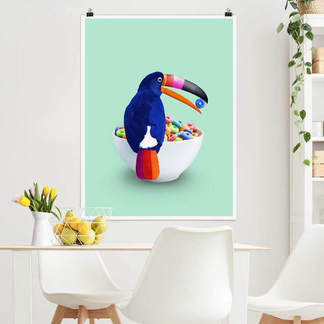 Posters Breakfast With Toucan