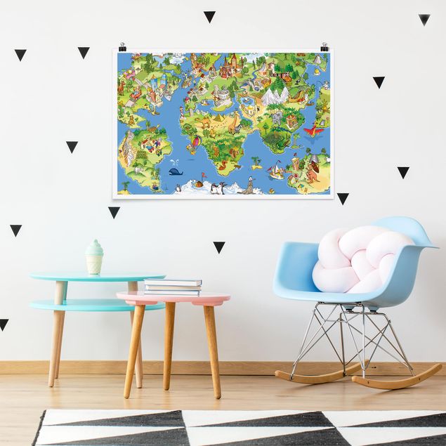 Posters Great and Funny Worldmap