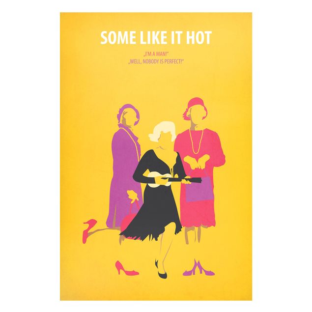 Magneetborden Film Poster Some Like It Hot