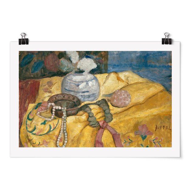 Posters Paula Modersohn-Becker - Still life with Beaded Necklace