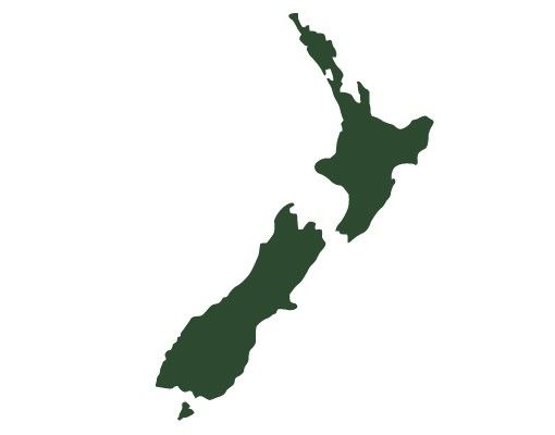 Muurstickers krijtbord No.AC82 New Zealand