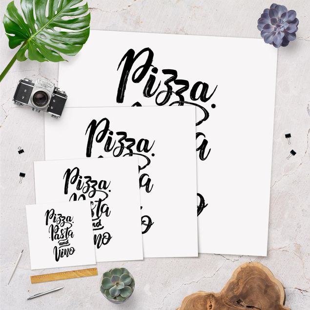 Posters Pizza Pasta And Vino