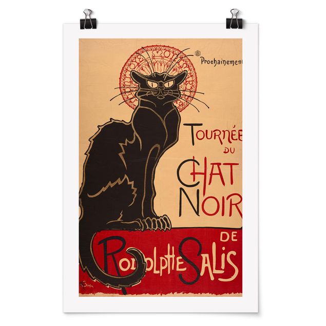 Posters Théophile Steinlen - The Black Cat