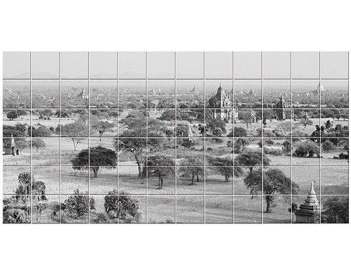 Tegelstickers Bagan in Myanmar II