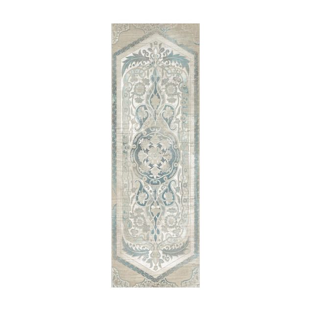 wit kleed Wood Panels Persian Vintage IV