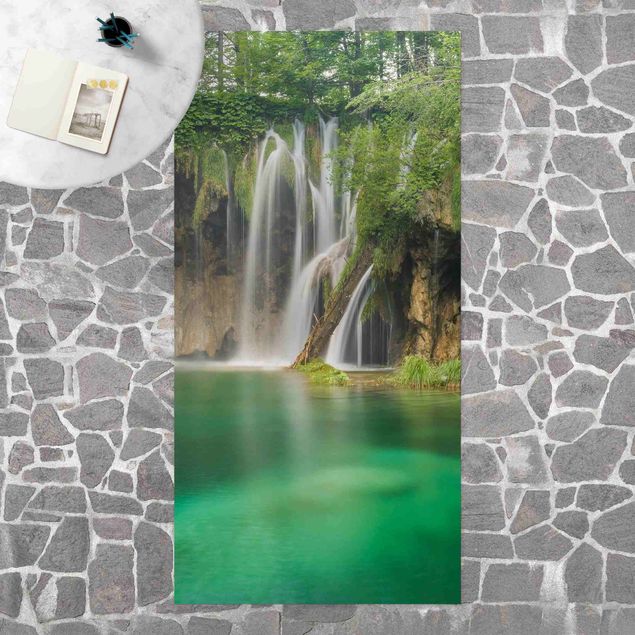 Loper tapijt Waterfall Plitvice Lakes