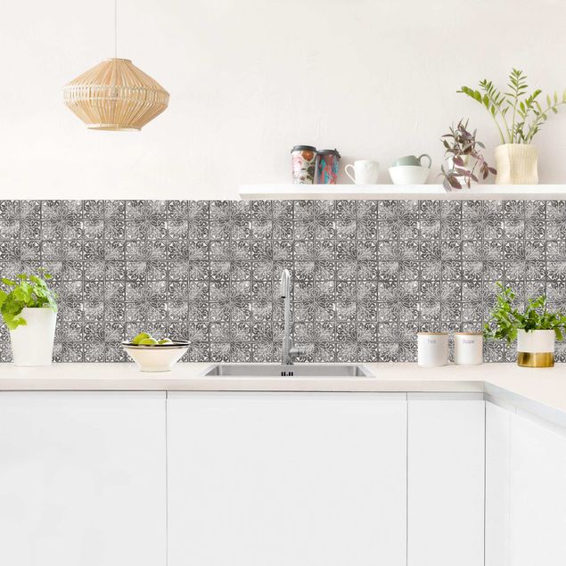 Achterwand voor keuken tegelmotief Vintage Pattern Spanish Tiles