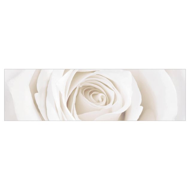 Keukenachterwanden Pretty White Rose