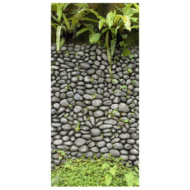 Ruimteverdeler Stone Wall With Plants