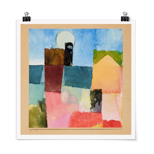 Posters Paul Klee - Moonrise (St. Germain)