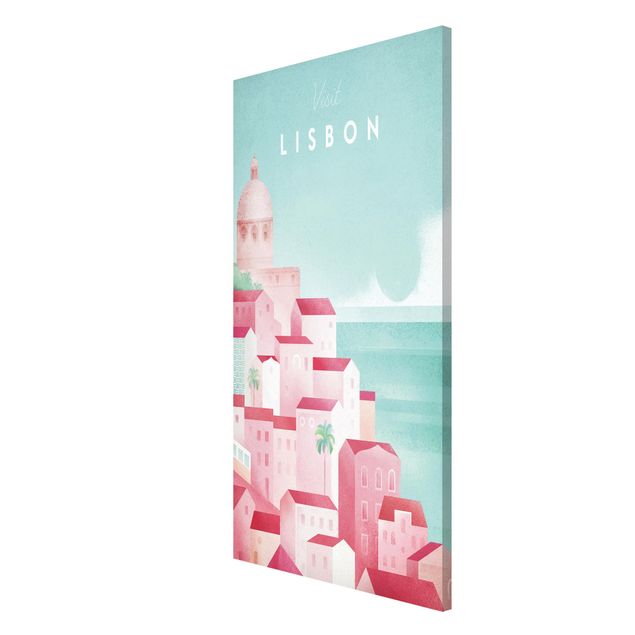 Magneetborden Travel Poster - Lisbon