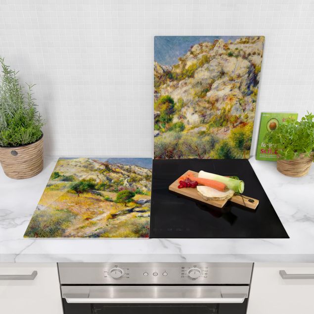 Kookplaat afdekplaten Auguste Renoir - Rock At Estaque