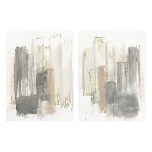 Canvas schilderijen - 2-delig  A Touch Of Pastel Set I