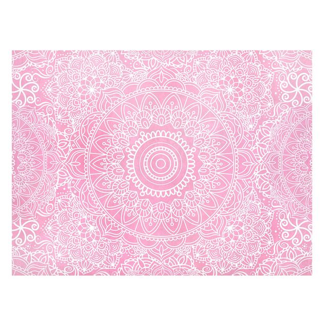 Magneetborden Pattern Mandala Light Pink