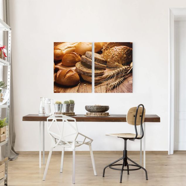 Canvas schilderijen - 2-delig  German Bread