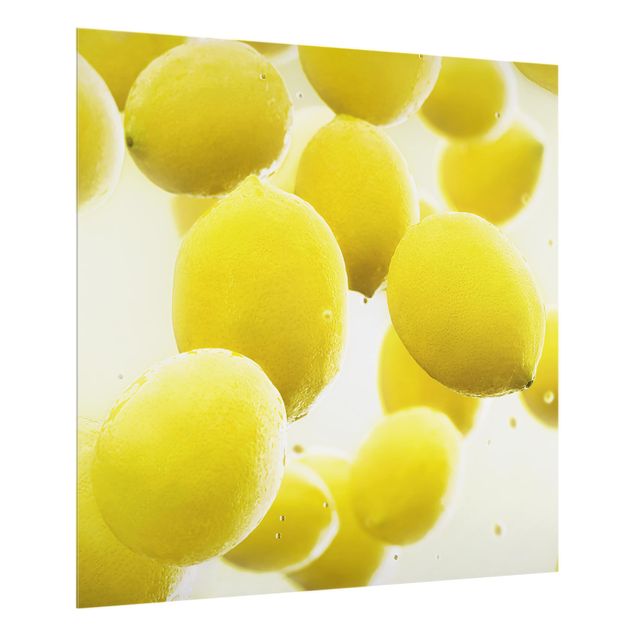 Spatscherm keuken Lemon In The Water