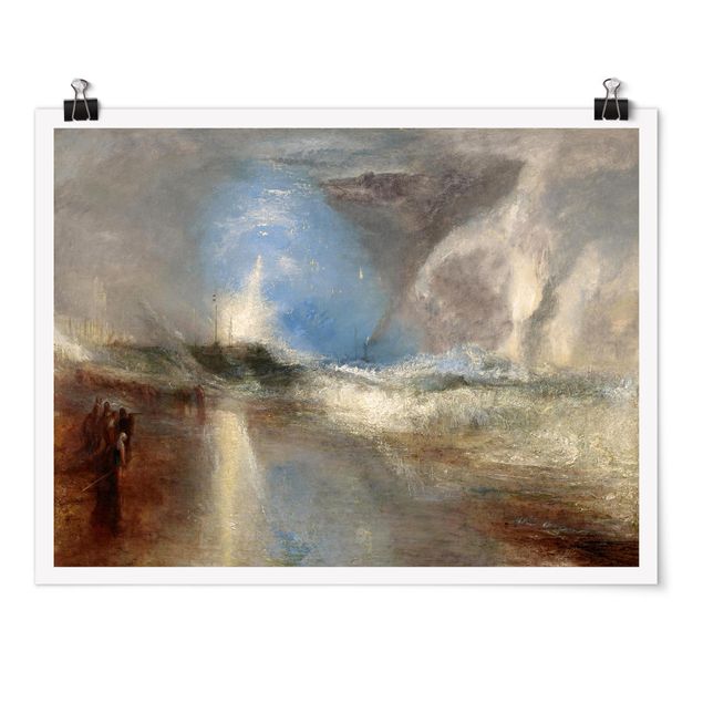 Posters William Turner - Rockets And Blue Lights (Close At Hand) To Warn Steamboats Of Shoal Water