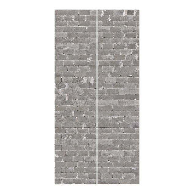Schuifgordijnen Concrete Brick