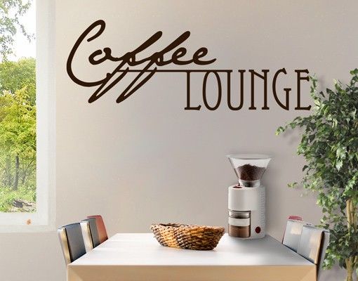 Muurstickers koffie No.CA27 Coffee Lounge
