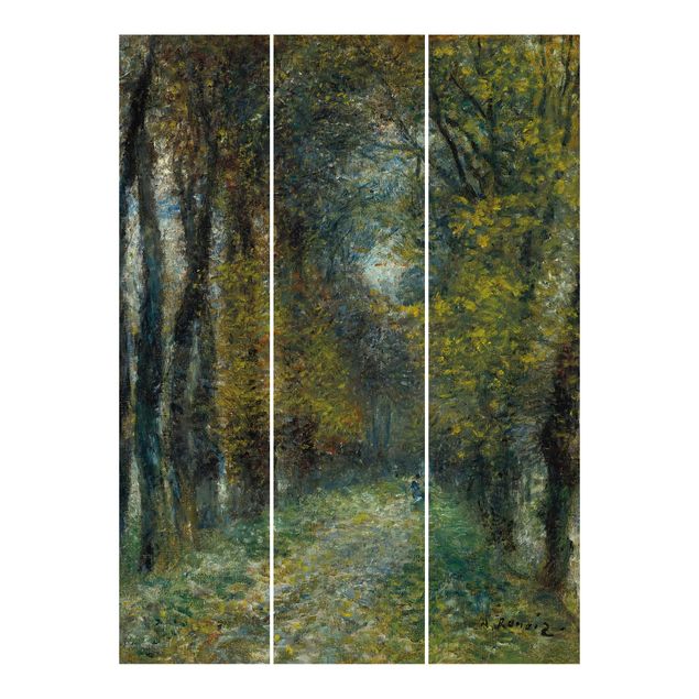 Schuifgordijnen Auguste Renoir - The Allée