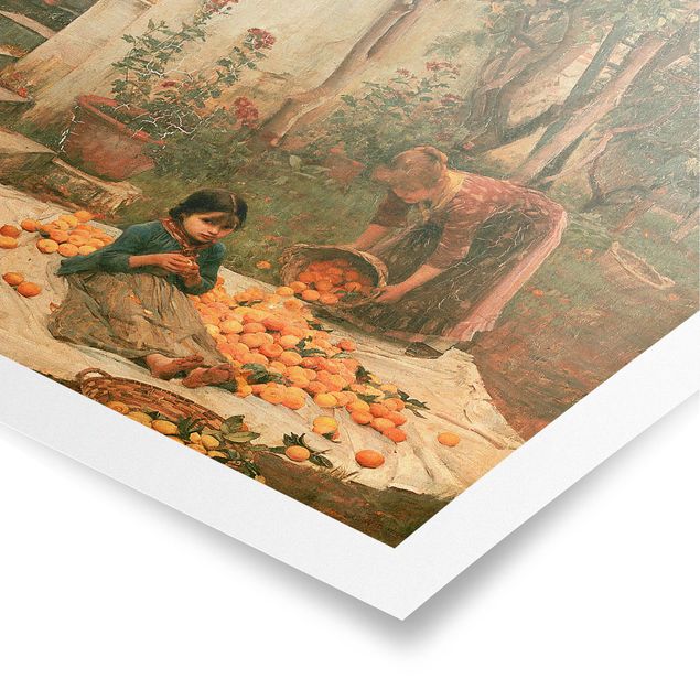 Posters John William Waterhouse - The Orange Pickers