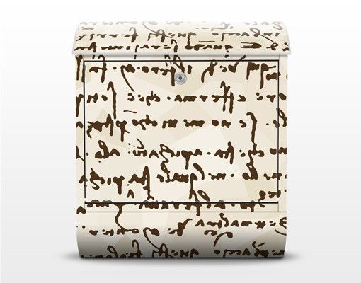 Brievenbussen Da Vinci Manuscript