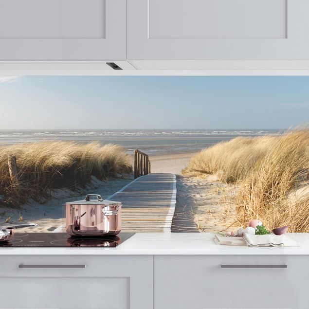 Achterwand voor keuken landschap Baltic Sea Beach