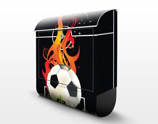 Brievenbussen Football on Fire