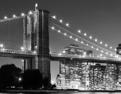 Brievenbussen Nighttime Manhattan Bridge II