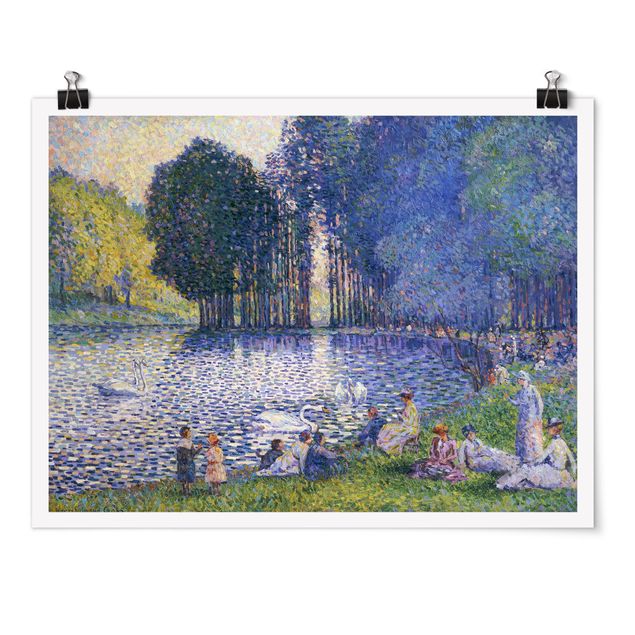 Posters Henri Edmond Cross - The Lake In The Bois De Boulogne