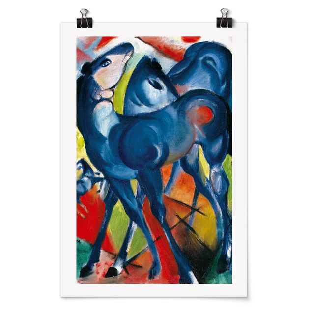 Posters Franz Marc - The Blue Foals