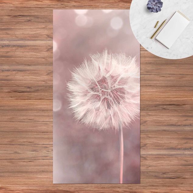Loper tapijt Dandelion Bokeh Light Pink