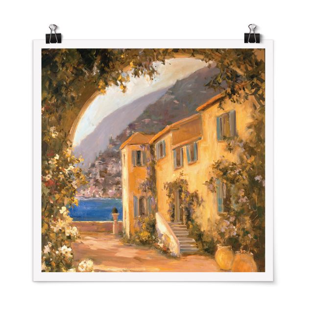 Posters Italian Countryside - Floral Bow
