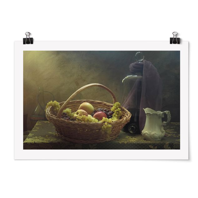 Posters Still Life With Fruit Basket