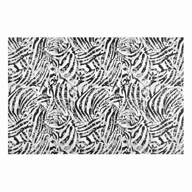 Magneetborden Zebra Pattern In Shades Of Grey